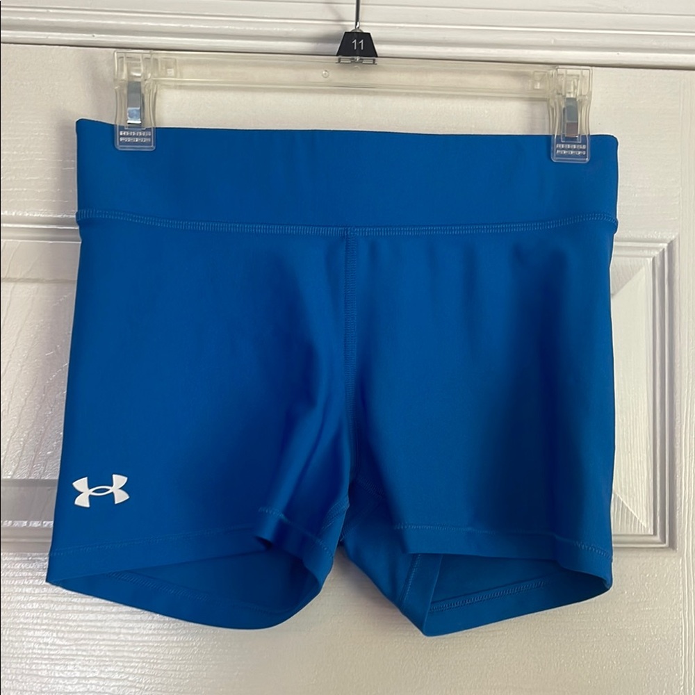 Under Armour Women's Blue Slider Shorts